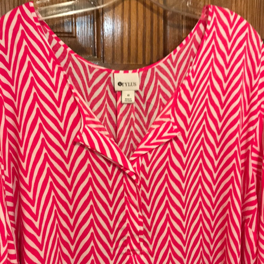 💗 Pink Zebra Blouse